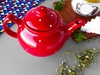 Bule De Cha 700 ml Vermelho Poá