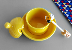 Pote Mel Amarelo Poá - comprar online