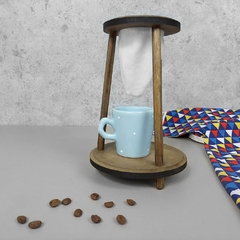 Kit Café Individual Provençal Azul Poá - comprar online