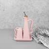 Conjunto Galheteiro Rosa