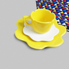 Xícara De Chá Flor 100 ml Amarelo