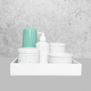 Kit Higiene C/ Garrafa Térmica Verde E Bandeja Quadrada Poá