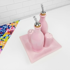 Conjunto Galheteiro Provençal Rosa na internet