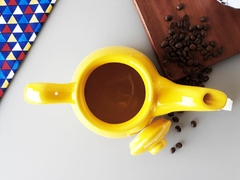 Bule De Café 800 ml Amarelo Poá - loja online