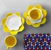 Conjunto Xícara 100 Ml Flor Amarelo