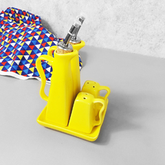 Conjunto Galheteiro Amarelo - comprar online