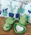 Conjunto Chá E Café Porcelana Oliva