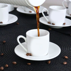 Xicara De Café Pires Redondo Branco 55 ml