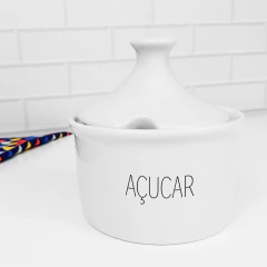 Açucareiro de Porcelana Decorado Açucar - comprar online