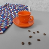 Xícara de Café Jumbo 60 ml Laranja Poá