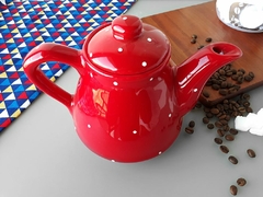 Bule De Café 800 ml Vermelho Poá - comprar online