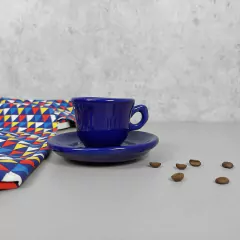 Xícara de Café Jumbo 60 ml Cobalto - comprar online
