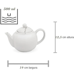 Bule de Porcelana Redondo 500 ml na internet