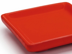 Travessa Quadrada Mini Vermelha - comprar online
