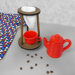 Kit Bule Café Individual Jumbo Vermelho - comprar online