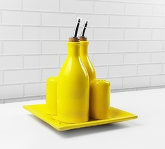 Conjunto Galheteiro Provençal Amarelo