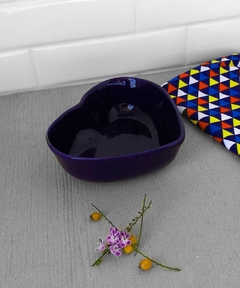 Bowl Coração Médio Cobalto - comprar online