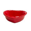Bowl Coração Médio Bolinha Vermelha