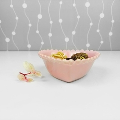 Tigela Coração Pequena Bolinha Rosa - Ordalha Ofertas | A Loja da Mesa Posta