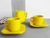 Conjunto Jarra Provençal 3 Peças Amarelo Poá
