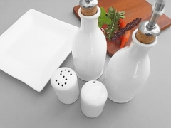 Conjunto Galheteiro Provençal Branco - Ordalha Ofertas | A Loja da Mesa Posta
