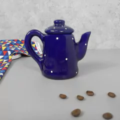 Mini Bule 200 ml Cobalto Poá