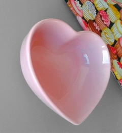 Bowl Coração Médio Rosa - loja online