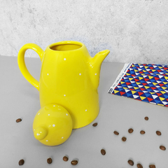 Bule de Café 1000 ml Amarelo Poá - Ordalha Ofertas | A Loja da Mesa Posta