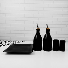 Conjunto Galheteiro Provençal Preto na internet