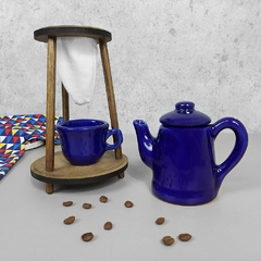 Kit Bule Café Individual Jumbo Cobalto
