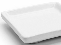 Travessa Quadrada Mini Branca na internet