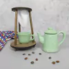 Kit Bule Café Individual Jumbo Verde Poá