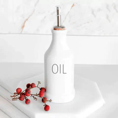 Garrafa Galheteiro Oil Branco