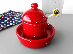 Pote Mel Vermelho Poá