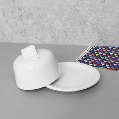 Queijeira Branca Pegador Queijo Branco - comprar online