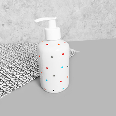 Porta Sabonete Liquido Branco Poá Color 300 ml