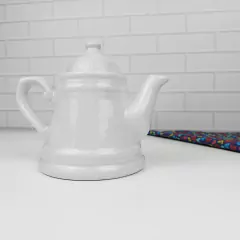 Imagem do Bule Porcelana 430 ml Branco