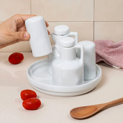 Kit Galheteiro Jumbo Porcelana Branco - comprar online