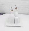 Conjunto Galheteiro Provençal Branco