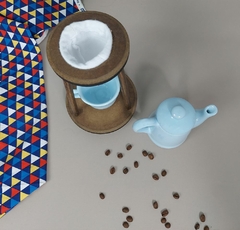 Kit Bule Café Individual Jumbo Azul na internet