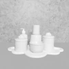 Kit Higiene C/ Moringa Cilindrica E Bandeja Nuvem Branca