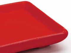 Travessa Quadrada Mini Vermelha na internet