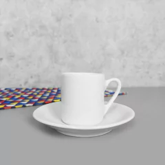 Xicara De Café Pires Redondo Branco 55 ml - comprar online