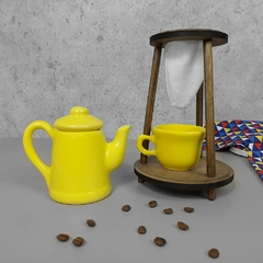 Kit Bule Café Individual Jumbo Amarelo - comprar online