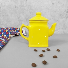 Mini Bule 250 ml Amarelo Poá
