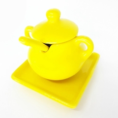 Conjunto Açucareiro Amarelo - comprar online