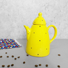 Bule de Café 1000 ml Amarelo Poá Preto