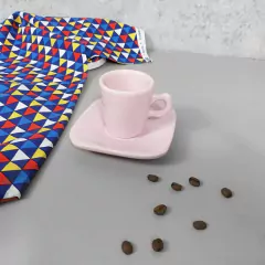 Xícara de Café Provençal 60 ml Rosa - comprar online
