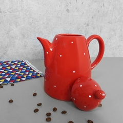 Bule de Café 1000 ml Vermelho Poá - comprar online