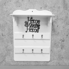 Suporte para xícaras home sweet home mdf branco